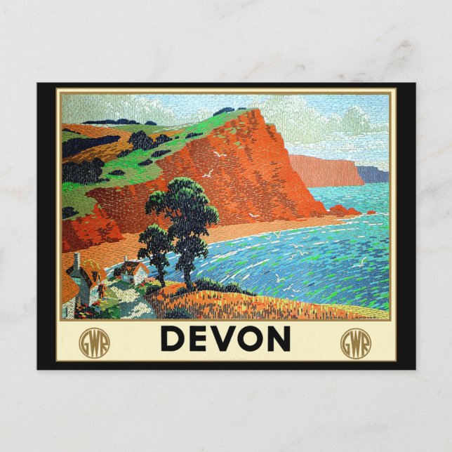 Devon England Postcard (Front)