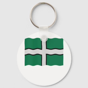Devon flag keychain