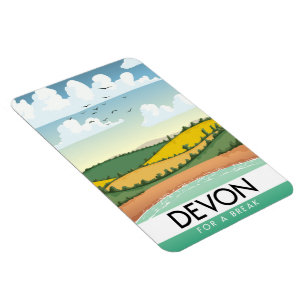 Devon For a Break Magnet