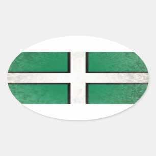 Devon Oval Sticker