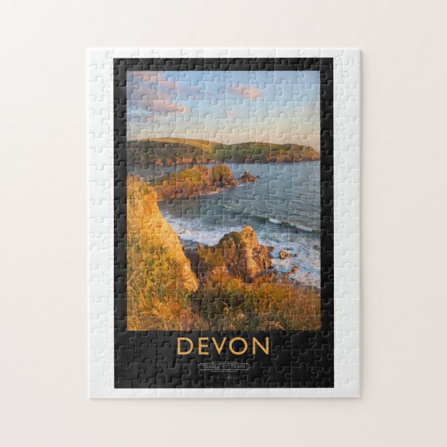 Devon Railway Poster Jigsaw Puzzle (Vertical)
