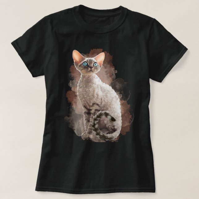 Devon Rex Sofi T-Shirt (Design Front)