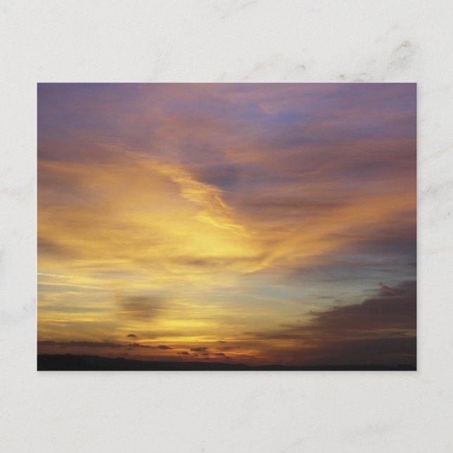 Devon Sunset postcard (Front)