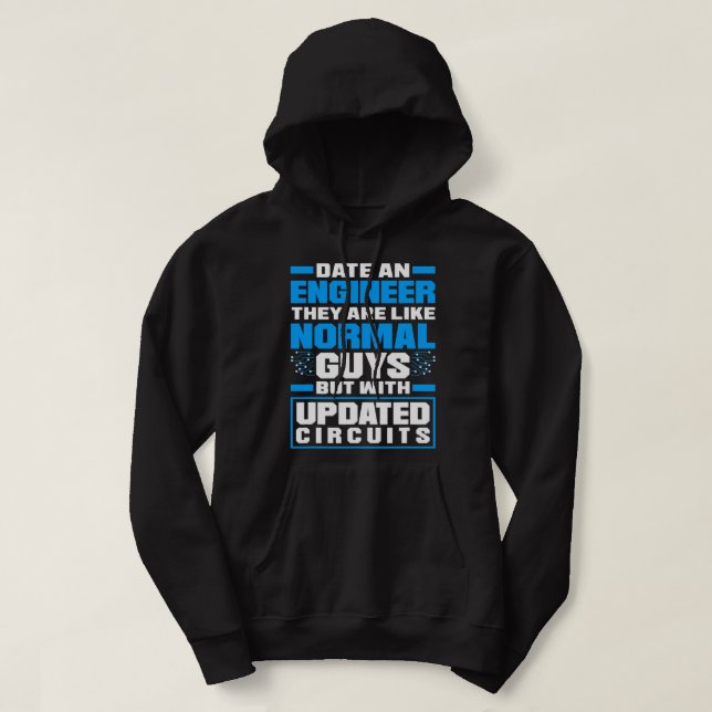 DevOps Engineer Cloud Computing Date An Engineer Hoodie (Design Front)