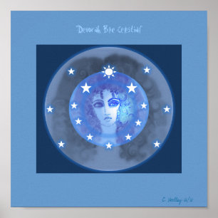 "Devorah Blue Celestial" Poster