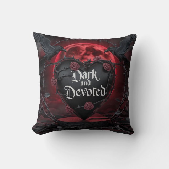 Devote saint Valentine Throw Pillow (Front)