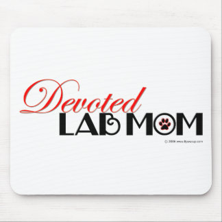 Devoted Labrador Retriever Mom Mouse Pad