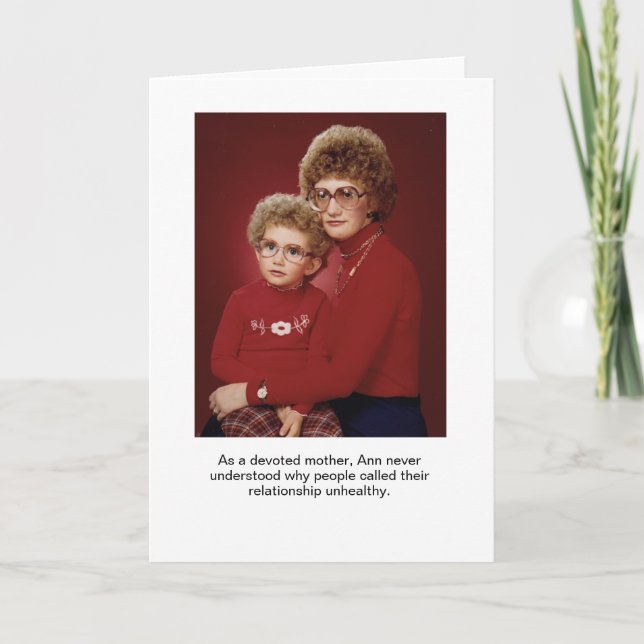 Devoted Mother Greeting Card (Front)