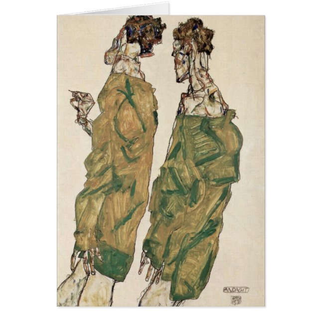 Dévotion par Egon Schiele (Devant)