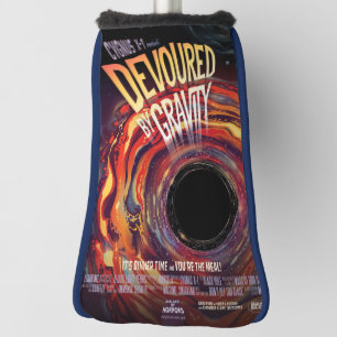 Devoured By Gravity Halloween Hole Black Horror Golf Head Cover
