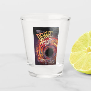 Devoured By Gravity Halloween Hole Black Horror Shot Glass