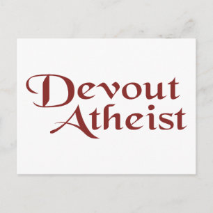 Devout Atheist Postcard