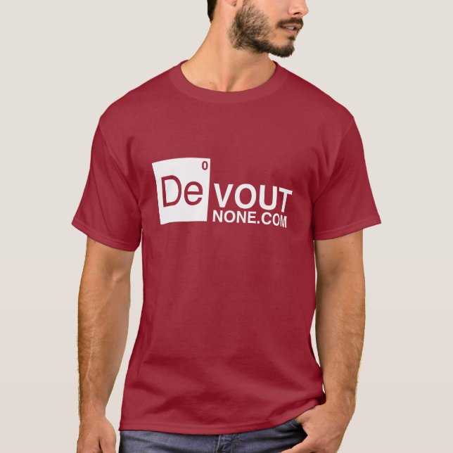 DevoutNone.com Logo T-Shirt (Front)