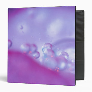 Dew drops on flower petal abstract. Credit as: Binder