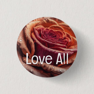 Dew-Kissed Beauty 1 Inch Round Button