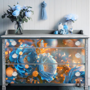 Dew Kissed Blooms Decoupage Tissue Paper