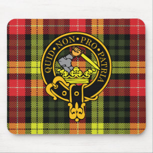 Dewar Scottish Crest and Tartan Mouse Pad