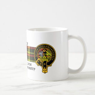 Dewar Scottish crest and Tartan mug