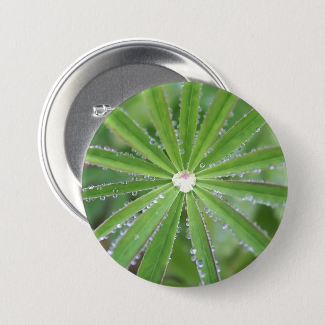 Dewdrop 3 Inch Round Button (Front & Back)