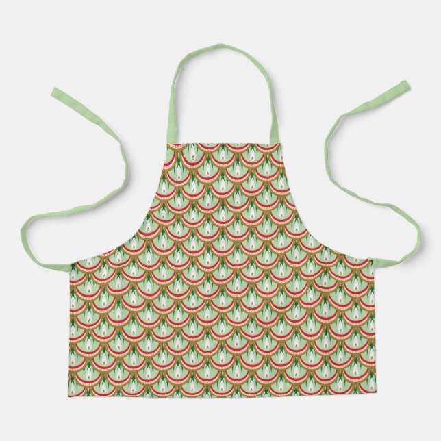 Dewdrop Scales Small Apron (Front)