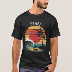Dewey Beach Delaware Beach Surfing T-Shirt