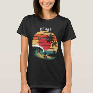 Dewey Beach Delaware Beach Surfing T-Shirt