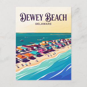 Dewey Beach USA Postcard