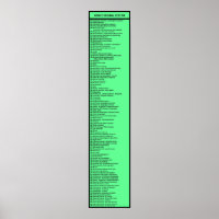 Dewey Decimal System: Hot Green with Header