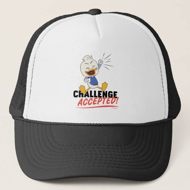 Dewey Duck | Challenge Accepted! Trucker Hat (Front)