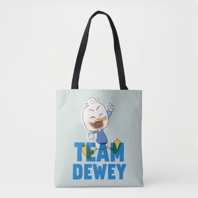 Dewey Duck | Team Dewey - Adventure Tote Bag (Front)