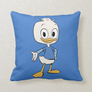 Dewey Duck Throw Pillow