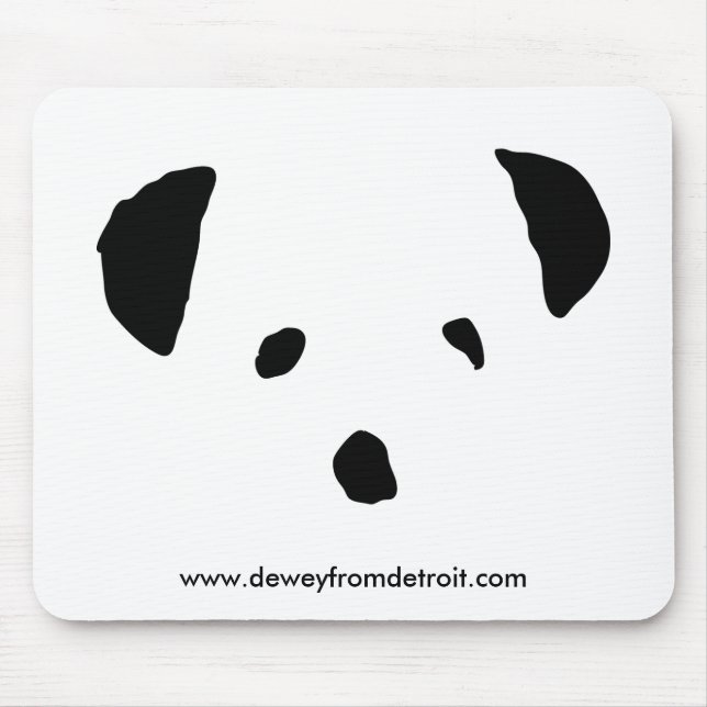 dewey from detroit redux mousepad ... - Customized (Front)
