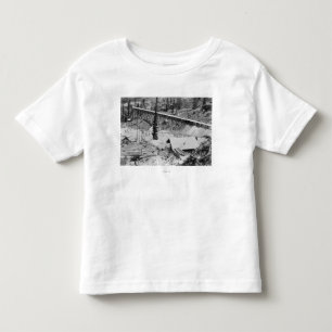 Dewey Gold Mine on Thunder Mountain, Idaho Toddler T-shirt