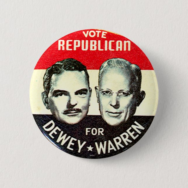 Dewey-Warren jugate - Button (Front)