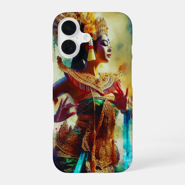 Dewi Tari (Dance Goddess) iPhone 16 Case (Back)
