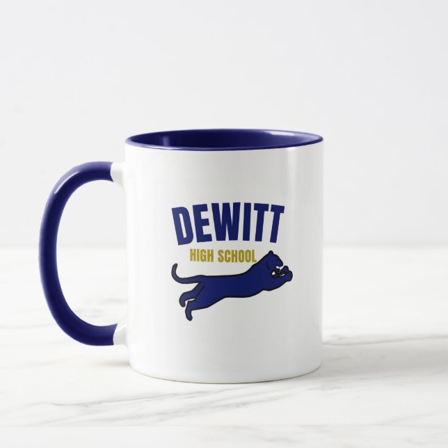 DeWitt High Schcool Michigan Coffee Mug (Gauche)
