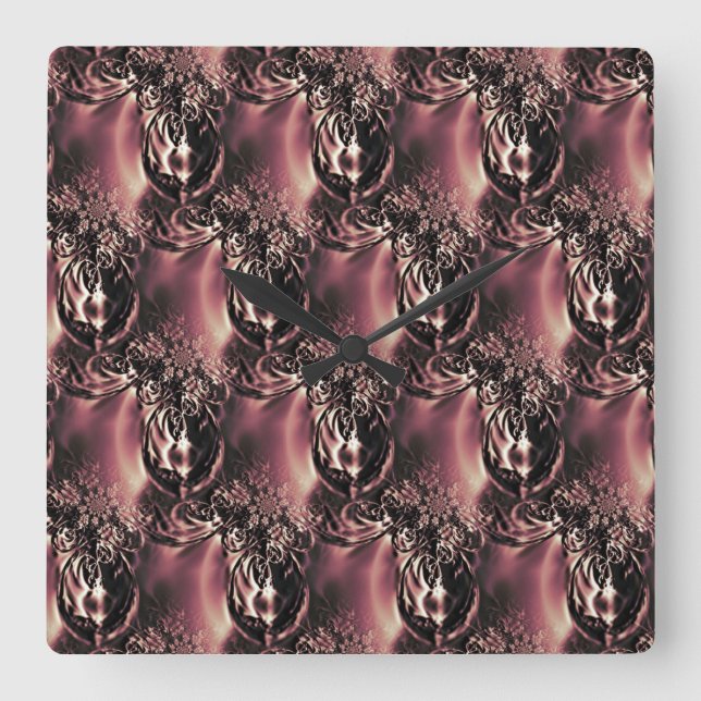 Dex Square Wall Clock (Front)