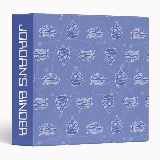 Dexter and Mandark Atomic Pattern Binder (Front/Spine)