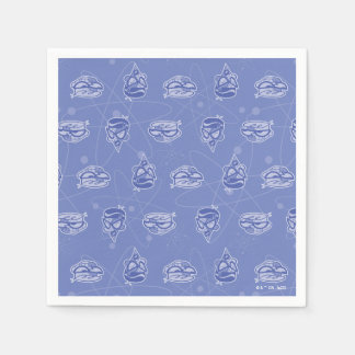 Dexter and Mandark Atomic Pattern Napkin