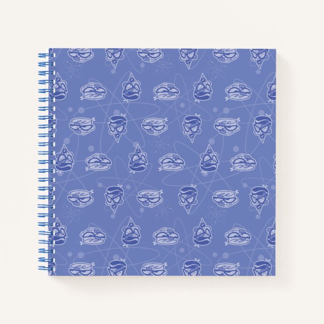 Dexter and Mandark Atomic Pattern Notebook (Front)
