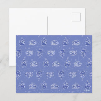 Dexter and Mandark Atomic Pattern Postcard