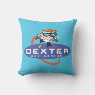 Dexter "Boy Genius" Throw Pillow