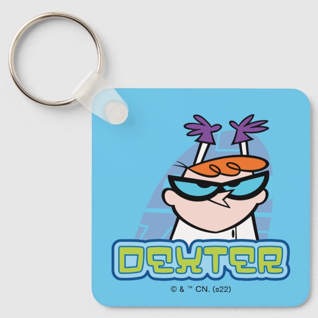 Dexter Character Name Graphic Keychain (Front)