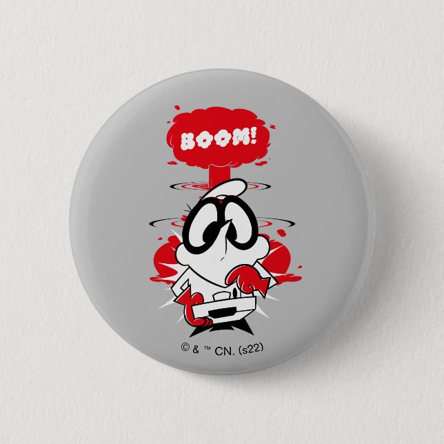Dexter Detonation graphic 2 Inch Round Button (Front)