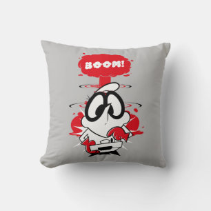 Dexter Detonation graphic Throw Pillow