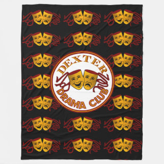 Dexter Drama Large Fleece  Black w/ tragedy masks