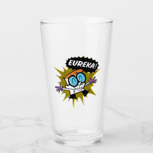 Dexter "Eureka!" Halftone Callout Graphic Glass