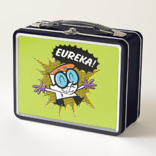 Dexter "Eureka!" Halftone Callout Graphic Metal Lunch Box