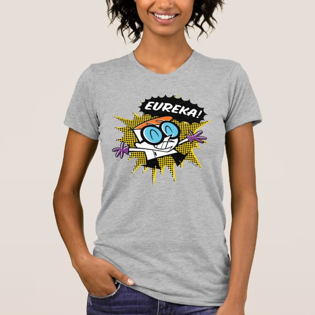 Dexter "Eureka!" Halftone Callout Graphic T-Shirt (Front)
