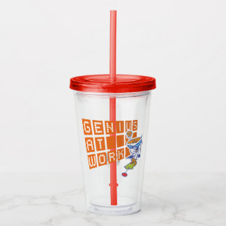 Dexter "Genius At Work" Acrylic Tumbler